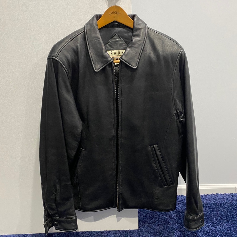 Leather jacket by trader bay